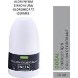 Incia Natural Pudrasız Organik Roll-On Erkek Deodorant 50 ml