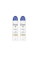 Dove Original Pudrasız Ter Önleyici Antiperspirant Sprey Kadın Deodorant 2x150 ml