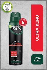 Garnier Ultra Kuru Pudrasız Ter Önleyici Antiperspirant Sprey Erkek Deodorant 150 ml