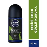 Nivea Deep Dimension Amazonia Pudrasız Ter Önleyici Antiperspirant Roll-On Erkek Deodorant 50 ml