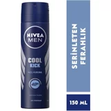Nivea Cool Kick Pudrasız Ter Önleyici Antiperspirant Sprey Erkek Deodorant 150 ml