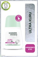Garnier Mineral Ultra Kuru Pudrasız Ter Önleyici Antiperspirant Roll-On Kadın Deodorant 50 ml