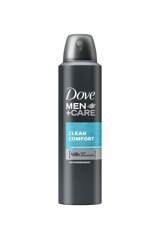 Dove Men +Care Clean Confort Pudrasız Ter Önleyici Antiperspirant Sprey Erkek Deodorant 150 ml