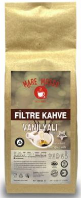 Mare Mosso Vanilya Aromalı Arabica Öğütülmüş Filtre Kahve 1000 gr