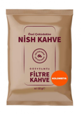 Nish Colombia Arabica Çekirdek Filtre Kahve 80 gr