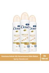 Dove Eventone Pudrasız Ter Önleyici Antiperspirant Sprey Kadın Deodorant 3x150 ml