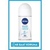 Nivea Fresh Natural Pudrasız Ter Önleyici Antiperspirant Roll-On Kadın Deodorant 50 ml