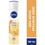 Nivea Fresh Orange Pudrasız Ter Önleyici Antiperspirant Sprey Kadın Deodorant 150 ml