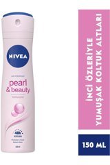 Nivea Pearl&Beauty Pudrasız Ter Önleyici Antiperspirant Sprey Kadın Deodorant 150 ml