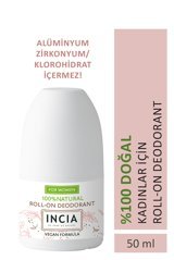 Incia Pudrasız Organik Roll-On Kadın Deodorant 50 ml
