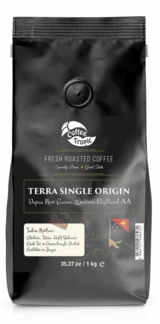 Coffee Tropic Single Origin Çiçek - Tütün Aromalı Papua New Guinea Western Highland Aa Arabica Çekirdek Filtre Kahve 1000 gr