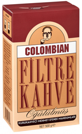 Kurukahveci Mehmet Efendi Colombian Arabica Öğütülmüş Filtre Kahve 500 gr