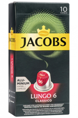 Jacobs Lungo 6 Classico Arabica Öğütülmüş Filtre Kahve 52 gr