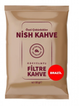 Nish Brazil Arabica Öğütülmüş Filtre Kahve 80 gr