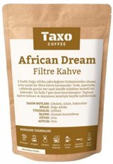 Taxo Coffee Çikolata - Üzüm - Baharat Aromalı African Dream Arabica Öğütülmüş Filtre Kahve 1000 gr