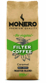 Monero Karamelli Öğütülmüş Filtre Kahve 250 gr