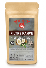 Mare Mosso Hindistan Cevizi Aromalı Arabica Öğütülmüş Filtre Kahve 250 gr