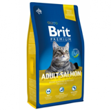 Brit Premium Somonlu Kısırlaştırılmış Tahıllı Yetişkin Kuru Kedi Maması 8 kg