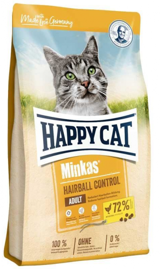 Happy Cat Minkas Hairball Tavuklu Tahıllı Yetişkin Kuru Kedi Maması 10 kg