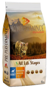 Pro Performance Pirinçli Tavuklu Tahılsız Yetişkin Kuru Kedi Maması 15 kg