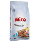 Mito Mix Balıklı Tavuklu Tahıllı Yetişkin Kuru Kedi Maması 15 kg