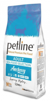 Petline Natural Premium Hamsili Tahılsız Yetişkin Kuru Kedi Maması 12 kg