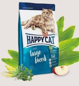 Happy Cat Large Breed Tavuklu Tahıllı Yetişkin Kuru Kedi Maması 1.4 kg