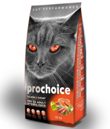Pro Choice Karidesli Somonlu Kısırlaştırılmış Tahıllı Yetişkin Kuru Kedi Maması 15 kg