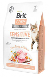 Brit Care Sensitive Hindili Somonlu Tahılsız Yetişkin Kuru Kedi Maması 2 kg