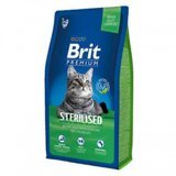Brit Premium Ciğerli Tavuklu Kısırlaştırılmış Tahıllı Yetişkin Kuru Kedi Maması 8 kg