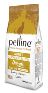 Petline Natural Premium Tavuklu Tahıllı Yetişkin Kuru Kedi Maması 1.5 kg
