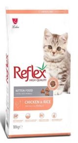 Reflex High Quality Pirinçli Tavuklu Tahıllı Yavru Kuru Kedi Maması 10 kg