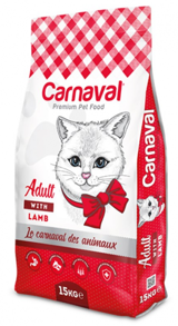 Carnaval Premium Kuzu Etli Tahıllı Yetişkin Kuru Kedi Maması 15 kg