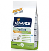 Advance Hindili Kısırlaştırılmış Tahıllı Yetişkin Kuru Kedi Maması 1.5 kg