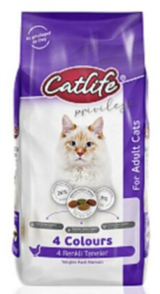 Catlife Multicolor Tavuklu Tahıllı Yetişkin Kuru Kedi Maması 15 kg