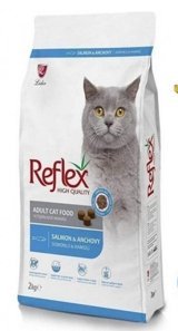 Reflex Hamsili Somonlu Tahıllı Yetişkin Kuru Kedi Maması 2 kg