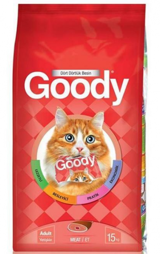 Goody Etli Tahıllı Yetişkin Kuru Kedi Maması 15 kg