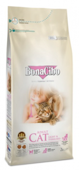 Bonacibo Kümes Hayvanlı Kısırlaştırılmış Tahıllı Yetişkin Kuru Kedi Maması 2 kg