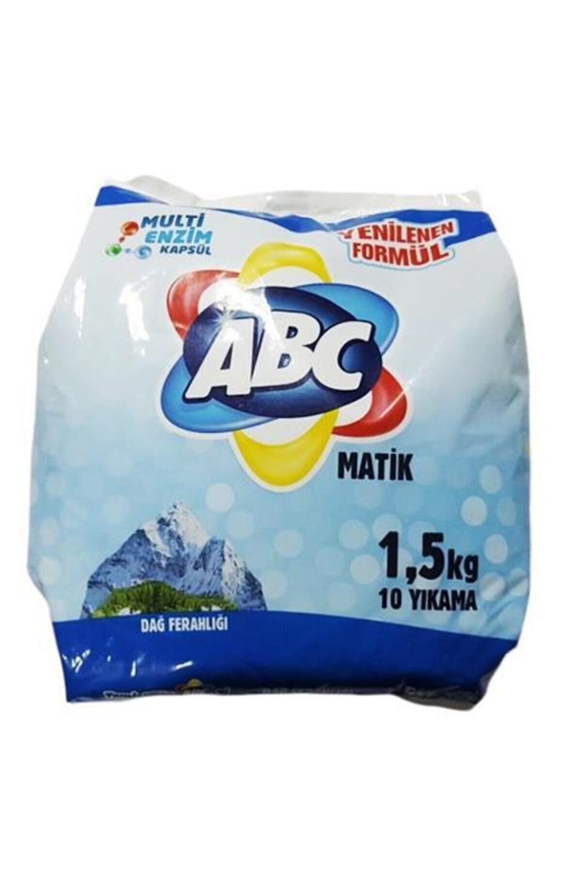 Abc Dağ Esintisi Matik Beyazlar İçin 10 Yıkama Toz Deterjan 1.5 kg