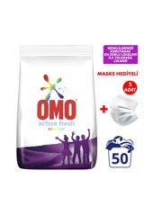 Omo Active Fresh Renkliler İçin 50 Yıkama Toz Deterjan 7.5 kg