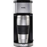 Vestel Drip&go Kişisel Plastik Filtreli Termoslu 0.45 L Hazne Kapasiteli Mini 650 W Gri Filtre Kahve Makinesi