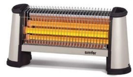 Simfer Loft 1100 Watt Ayaklı Infrared Isıtıcı Gri