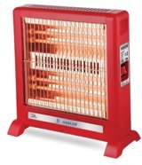 Harlem HS-403 Slim Lavica 1000 Watt Ayaklı Quartz Isıtıcı Kırmızı