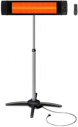 UFO Black Line UK (8699245802986) 2400 Watt Duvar Tipi Infrared Isıtıcı Siyah