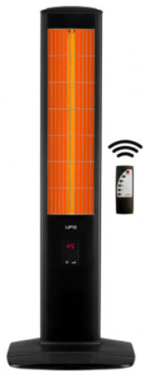 UFO Micatronic UK 2300 Watt Kule Tipi Infrared Isıtıcı Siyah