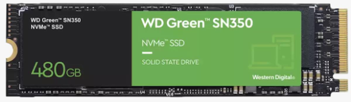 WD WDS480G2G0C PCIe Gen 3x4 480 GB M2 2280 SSD