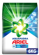 Ariel Aquapudra Febreze Renkliler ve Beyazlar İçin 40 Yıkama Toz Deterjan 6 kg