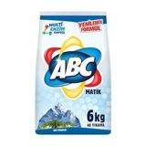 ABC Matik Dağ Ferahlığı Beyazlar İçin 40 Yıkama Toz Deterjan 6 kg