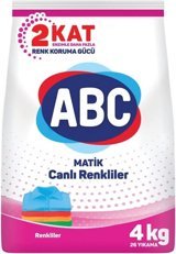 ABC Matik Renkliler İçin 26 Yıkama Toz Deterjan 4 kg