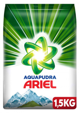 Ariel Aquapudra Dağ Esintisi Beyazlar İçin 10 Yıkama Toz Deterjan 1.5 kg